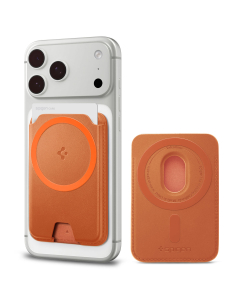 Кардхолдер Spigen - Valentinus MagFit+ (MagSafe) Wallet 3 Card - Оранжевый - AFA11340