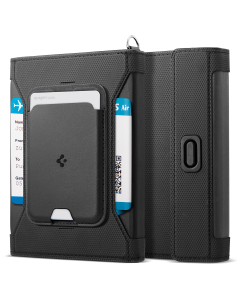 Обложка для паспорта с кардхолдером Spigen - Universal Passport Holder with (MagSafe) Wallet - Черный - AFA11344