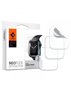 Защитная пленка Spigen для Apple Watch 9/8/7/6/SE/5/4 (44/45 mm) - Neo Flex - Прозрачный - 3 шт - AFL04049