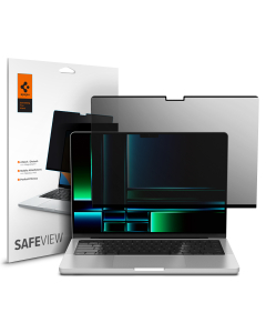Защитная пленка Spigen для MacBook Pro 14 (M4/M3/M2/M1) - SafeView - 1 шт - Антишпион - AFL06158