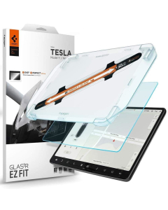 Защитное стекло Spigen для Tesla Model 3 / Y - GLAS.tR EZ Fit Anti-Glare - Прозрачный - 1 шт - AGL01086