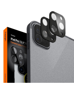 Защитное стекло для камеры Spigen для iPad Pro 12.9 (2021/2020) / iPad Pro 11 (2021/2020) - Full Cover Camera Lens - Черный - 2 шт - AGL01110