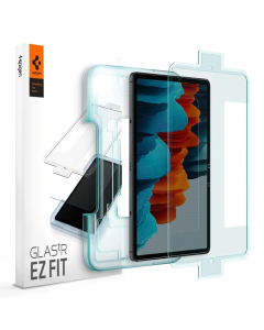Защитное стекло Spigen для Galaxy Tab S8 / S7 - EZ FIT GLAS.tR - Прозрачный - 1 шт - AGL02032