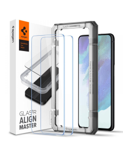 Защитное стекло Spigen для Galaxy S21 FE - Glas.tR Align Master - 2 шт - Прозрачный - AGL03088