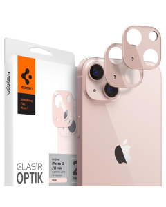 Защитное стекло для камеры Spigen для iPhone 13 / 13 Mini - GlAS.tR Optik - Розовый - 2 шт - AGL04036