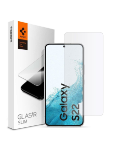 Защитное стекло Spigen для Galaxy S22 - GLAS.tR Slim - Прозрачный - 1 шт - AGL04155