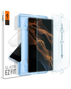 Защитное стекло Spigen для Galaxy Tab S8 Ultra - EZ FIT GLAS.tR - Прозрачный - 1 шт - AGL04226