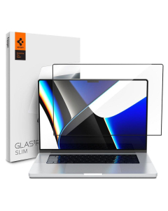 Защитное стекло Spigen для MacBook Pro 14 (2023/2021) - GLAS.tR Slim - Прозрачный - 1 шт - AGL04234