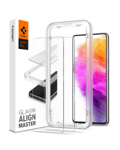 Защитное стекло Spigen для Galaxy A73 5G - AlignMaster GLAS.tR - Прозрачный - 2 шт - AGL04341