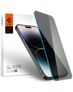 Защитное стекло Spigen для iPhone 14 Pro Max - GLAS.tR Slim HD - Anti-Glare Privacy - Затемненный - 1 шт - AGL05211