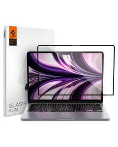 Защитное стекло Spigen для Macbook Air M2 (2022) - GLAS.tR Slim - Прозрачный - 1 шт - AGL05504