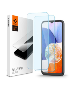 Защитное стекло Spigen для Galaxy A14 5G - GLAS.tR Slim - Прозрачный - 2 шт - AGL05971
