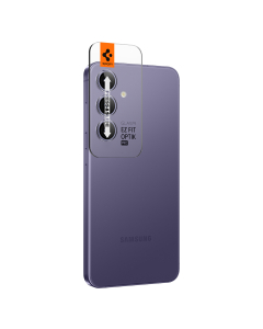 Защитное стекло для камеры Spigen для Galaxy S24 - Glas.tR EZ Fit Optik Pro - Фиолетовый - 2 шт - AGL07443