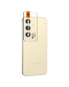 Защитное стекло для камеры Spigen для Galaxy S24 - Glas.tR EZ Fit Optik Pro - Желтый - 2 шт - AGL07444