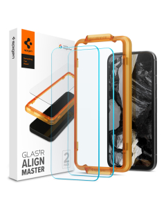 Защитное стекло Spigen для Google Pixel 8a - Glas.tR AlignMaster - Прозрачный - 2 шт - AGL07464
