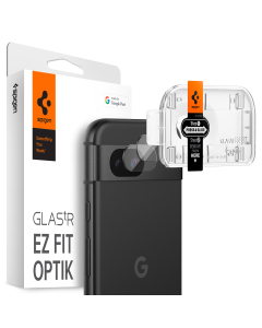 Защитное стекло Spigen для Google Pixel 8a - Glas.tR EZ Fit Optik - Прозрачный - 2 шт - AGL07465