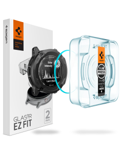 Защитное стекло Spigen для Garmin Instinct 2X Solar - Glas.tR EZ Fit - Прозрачный - 2 шт - AGL07593