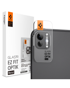 Защитное стекло для камеры Spigen для iPad Pro 13/11 (2024) - Glas.tR EZ Fit Optik Metal - 1 шт - Черный - AGL07791