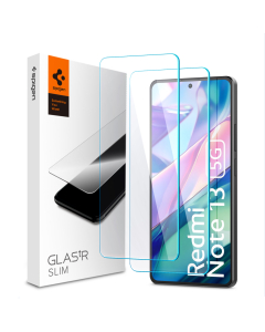 Защитное стекло Spigen для Redmi Note 13 5G - GLAS.tR Slim - Прозрачный - 2 шт - AGL08294