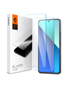 Защитное стекло Spigen для Redmi Note 13 - GLAS.tR Slim - Прозрачный - 2 шт - AGL08295
