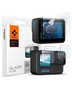 Защитное стекло Spigen для GoPro Hero 4K - Glas.tR SLIM Multi Pack F2P/L2P - 2 шт - Прозрачный - AGL09190