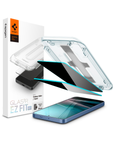 Защитное стекло Spigen для Galaxy S25 Plus / S24 Plus - Glas.tR EZ Fit HD Privacy - 2 шт - Антишпион - AGL09307