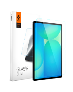 Защитное стекло Spigen для Galaxy Tab S10 FE Plus - Glas.tR Slim - 1 шт - Прозрачное - AGL09427
