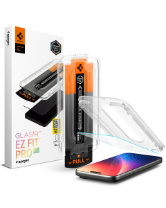 Защитное стекло Spigen для iPhone 17 Pro / 17 / 16 Pro - Glas.tR EZ Fit Pro HD - 1 шт - Прозрачный - AGL10097
