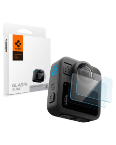 Защитное стекло Spigen для GoPro MAX 2 - GLAS.tR Slim - 2 шт - Прозрачный - AGL11230