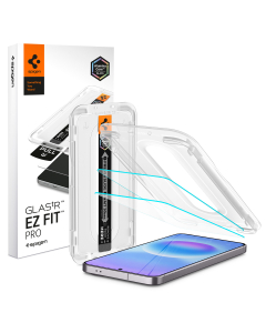 Защитное стекло Spigen для Galaxy A57 5G - GLAS.tR EZ Fit Pro - 2 шт - Прозрачный - AGL11397