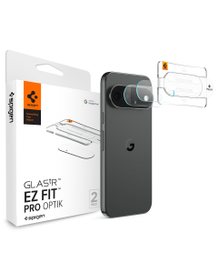 Защитное стекло на камеру Spigen для Google Pixel 11 - GLAS.tR EZ Fit Optik Pro - 2 шт - Прозрачный - AGL11479