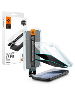 Защитное стекло Spigen для Google Pixel 11 Pro/10 Pro/9 Pro/9 - GLAS.tR EZ Fit Pro (Privacy) - 2 шт - Антишпион - AGL11481