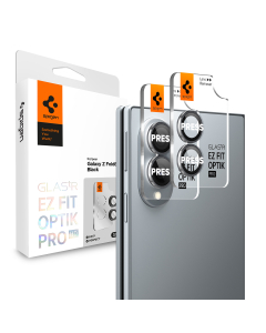 Защитное стекло на камеру Spigen для Galaxy Z Fold8 - GLAS.tR EZ Fit Optik Pro HD - 2 шт - Черный - AGL11944