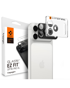 Защитное стекло на блок камер Spigen для iPhone 18 Pro Max - GLAS.tR EZ Fit Optik Pro XL - 1 шт - Темно-серый - AGL12039