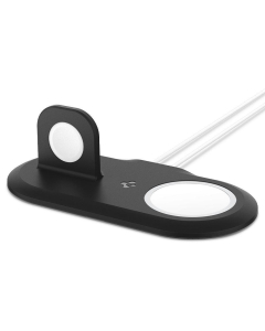 Док-станция для беспроводной зарядки Spigen - MagFit Duo (MagFit) - Черный - AMP02796