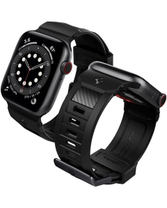 Ремешок Spigen для Apple Watch (41/40/38 mm) - Rugged Band - Черный - AMP02855