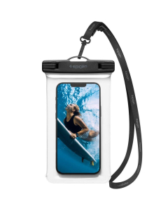 Водонепроницаемый универсальный чехол Spigen - A601 Waterproof - Прозрачный - 1 шт - AMP04526