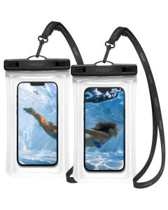 Водонепроницаемый универсальный чехол Spigen - A610 Waterproof - Прозрачный - 2 шт - AMP04528