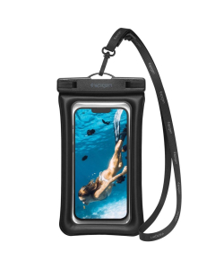 Водонепроницаемый универсальный чехол Spigen - A610 Waterproof - Черный - 1 шт - AMP04529