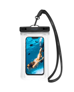 Водонепроницаемый универсальный чехол Spigen - A610 Waterproof - Прозрачный - 1 шт - AMP04530