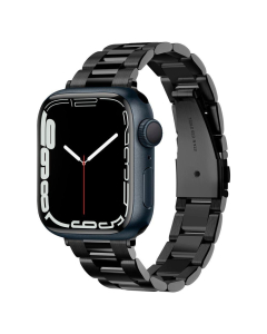 Ремешок Spigen для Apple Watch (41/40/38 mm) - Metal Fit Pro - Черный - AMP04803