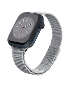 Ремешок Spigen для Apple Watch (41/40/38 mm) - Metal Fit - Серебристый - AMP06842