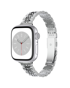 Ремешок Spigen для Apple Watch (41/40/38 mm) - Shine Fit - Серебристый - AMP06920