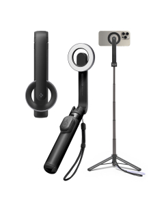 Селфи палка Spigen - MagSafe Tripod Selfie Stick - Черный - AMP07656