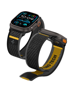 Ремешок Spigen Caseology для Apple Watch (49/46/45/44 mm) - Athlex Air Active Band - Черный - AMP09033