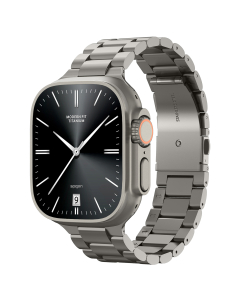 Ремешок Spigen для Apple Watch (49/46/45/44 mm) - Modern Fit Titanium Band - Титановый - AMP09105
