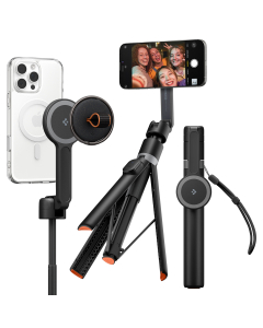 Селфи палка трипод Spigen - Selfie Stick (MagSafe) Tripod - Черный - AMP09534