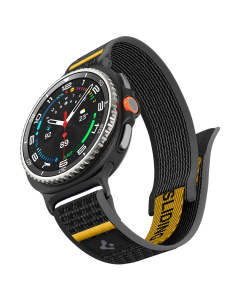 Ремешок Spigen Caseology для Galaxy Watch 8 (46/44/40 mm) - Athlex Air Active Band - Черный - AMP10111
