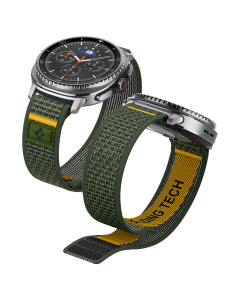 Ремешок Spigen для Galaxy Watch 8 (46/44/40 mm) - Athlex Air Band - Зеленый - AMP10113