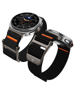 Ремешок Spigen для Galaxy Watch 8 (46/44/40 mm) - DuraPro Flex - Черный - AMP10116